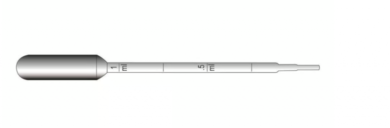 Піпетка Пастера 1 мл «Labexpert» (ПЕ) (100 шт/уп)